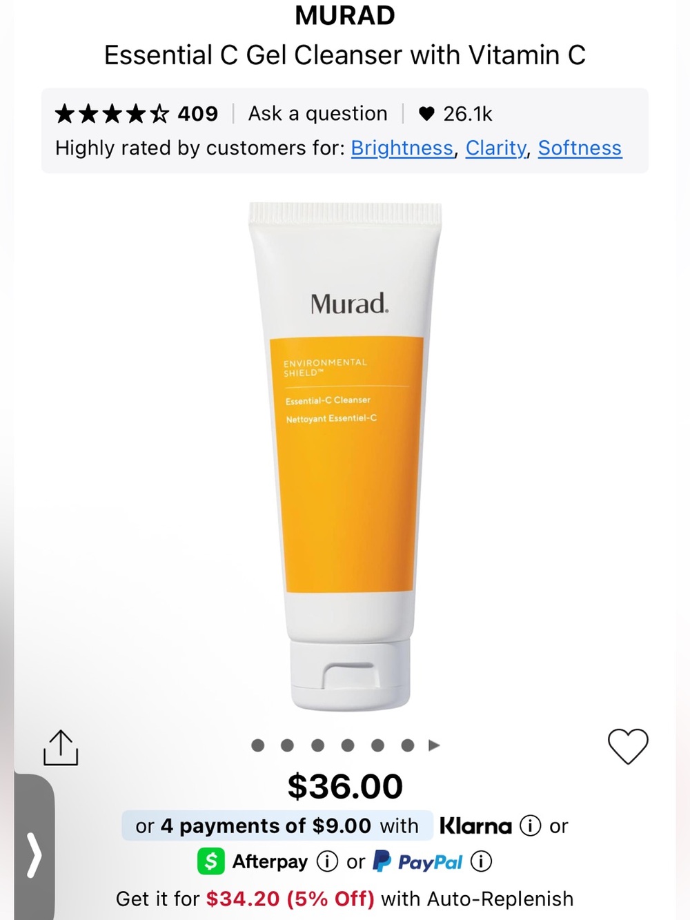 Murad Essential C Cleanser